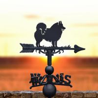 Canadian Eskimo Dog Weathervane in Black 