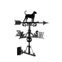 Black & Tan Coonhound Dog Weathervane