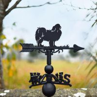 Japanese Chin Dog Weathervane in Black 