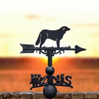 Black Weathervane with Hungarian Kuvasz Design 