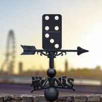 Weathervane with Dominoes Design 
