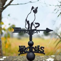 Black Siamese Cat Weathervane Black Siamese Cat Weathervane