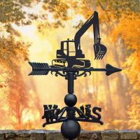 Weathervane with Digger Design Weathervane with Digger Design