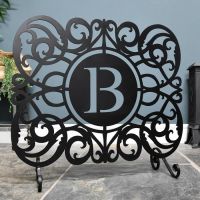 Monogram Fireguard in the Letter B
