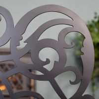 Ornate Design on the Monogram Fireguard