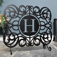 Monogram Fireguard in the Letter H