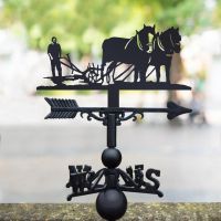 Weathervane with Horse & Plough Weathervane with Horse & Plough