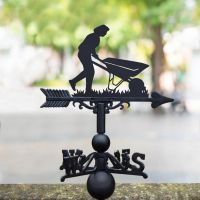 Gardening Weathervane in Black 