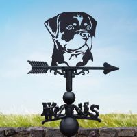 Black Rottweiler Weathervane