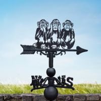 The Three Wise Monkeys Weathervane The Three Wise Monkeys Weathervane