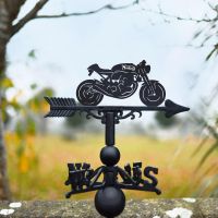 Norton Motorbike Weathervane in Black Norton Motorbike Weathervane in Black