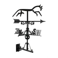 Uffington Horse Weathervane Finished in Black