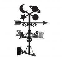Crescent Moon & Planets Weathervane Bracket Crescent Moon & Planets Weathervane Bracket