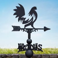 Farm Yard Rooster Design on Weathervane Farm Yard Rooster Design on Weathervane