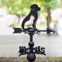 Black Cat & Dog Weathervane 