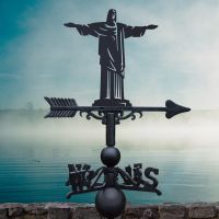 Weathervane with Christ the Redeemer Design 