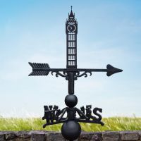 Big Ben Weathervane in Black 