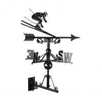 Skiing Weathervane Bracket