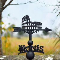 Weathervane with Rome Colosseum Design 