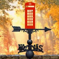 Weathervane with Red Telephone Box Weathervane with Red Telephone Box