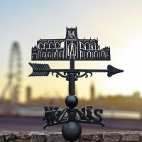 Black Sherborne Abbey Weathervane Black Sherborne Abbey Weathervane