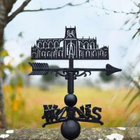 Weathervane with Sherborne Abbey Design Weathervane with Sherborne Abbey Design