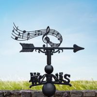 Musical Note Design on Weathervane 