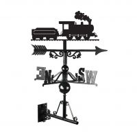 Children"s Steam Train Weathervane with bracket Children"s Steam Train Weathervane with bracket