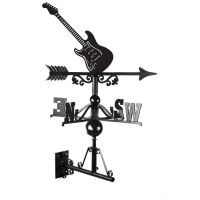 Electric Guitar Weathervane with fixtures 
