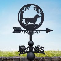Labrador & Oak Trees Weathervane Labrador & Oak Trees Weathervane