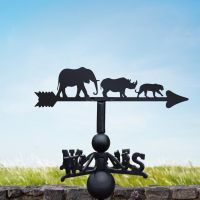 Weathervane with Safari Animals Design 