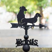 Dachshund & Jack Russel" Weathervane  Dachshund & Jack Russel" Weathervane