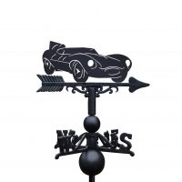 Jaguar D-Type Weathervane Created From Cast Iron Jaguar D-Type Weathervane Created From Cast Iron