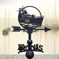 HMS Exeter Weathervane in Situ