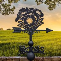 Primrose Steel and Cast Iron Weathervane Primrose Steel and Cast Iron Weathervane