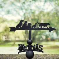 Group of Dogs Weathervane in Location Group of Dogs Weathervane in Location