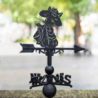 Mr Bunny Weathervane in Black 