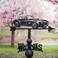 AC Cobra Steel and Cast Iron Weathervane
