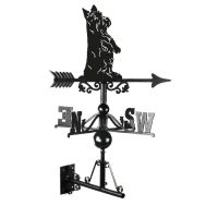 Scottish Terrier Weathervane Mounted Scottish Terrier Weathervane Mounted