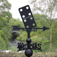 Double Four Domino Weathervane in Situ Double Four Domino Weathervane in Situ