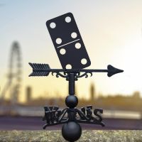 Double Four Domino Weathervane in Location Double Four Domino Weathervane in Location