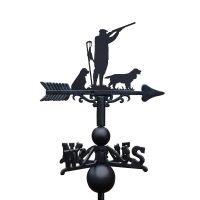 Game Season "Springer Spaniel" Weathervane Finished in Black