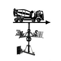Cement Lorry Weathervane Mounted