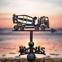 Cement Lorry Steel and Cast Iron Weathervane