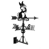 Cartoon Rabbit Weathervane Mounted Cartoon Rabbit Weathervane Mounted