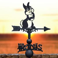Cartoon Rabbit Weathervane with Situ Cartoon Rabbit Weathervane with Situ