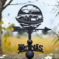 Traditional Sailing Boat Steel and Cast Iron Weathervane
