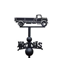 Bedford O-Type Lorry Weathervane on White Background