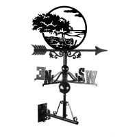 Coastal Tree Weathervane Mounted