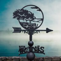 Coastal Tree Weathervane in Location